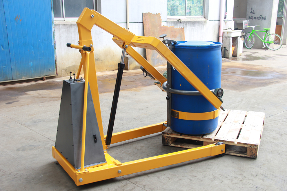 YL300 semi-electric drum dumper